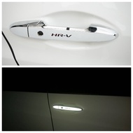 HONDA HRV 2代【把手貼 反光銀版】3M 不殘膠 2080車貼專用膠膜 配件 貼膜 1個 3M反光銀+鏤空字