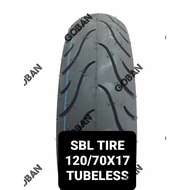 SBL Tire 120/70-17 Tubeless