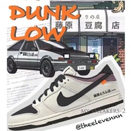 Ni/k/e SB Dunk Low AE86  initial d/toyota real shot Sneakers running shoes Nike