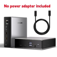 PD3.1 USB แท่นวางมือถือ C ที่มีกำลังไฟ140W สามที่วางจอแสดงผลพร้อมพอร์ตแสดงผล4K/144Hz HDMI + 4K/144Hz