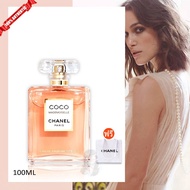 น้ำหอม ของแท้ Chanel Coco Mademoiselle Eau De Parfum 100ML ซื้อ 1 แถม 3 เทสเตอร์ขนาด น้ำหอมผู้หญิง