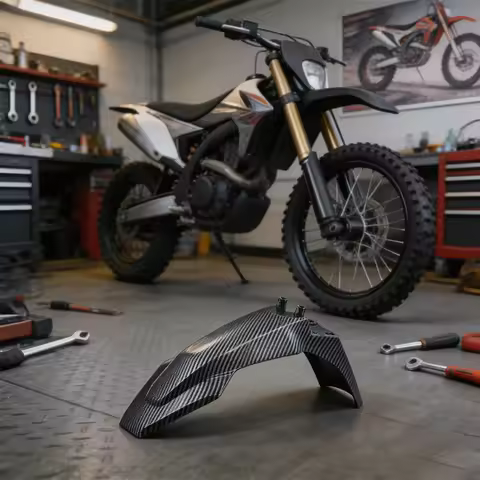 D8KE Universal Off Road Motorcycle Guard Mudguard Splashes Guard for KUGOO Tuttio