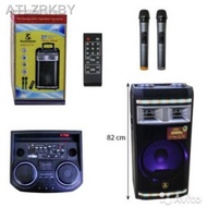 【hot】۞○ORIGINAL Avcrowns Karaoke CH-126 Wireless Bluetooth Speaker / Rechargeabe / P.M.P.O 10000W / 2 Wireless Microphon