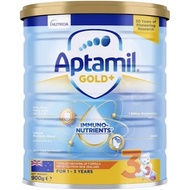 Aptamil Gold+ Toddler Growing Up Milk Formula Stage 3 900g (Dented Tin)