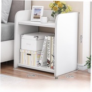 Mini Bedside Table Ultra Narrow Rounded Corner Locker โต๊ะข้างเตียงขนาดเล็ก ขอบมน สำหรับเด็กผู้หญิงอ