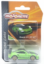 Majorette Porsche 911 GT3 RS - Green Color /Wheels D5SG /scale 1/59 (3 inches) Package with Card