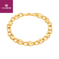 HABIB Oro Italia 916 Yellow Gold Bracelet GW43440623