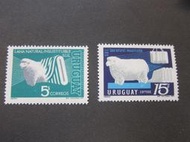 【雲品二】烏拉圭Uruguay 1971 Sc 800-01 set MNH 