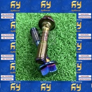 4pc FORK SCREW ABSORBER TURUN FORK TITANIUM TUBE SKRU SCREW Nut y15zr rs150 nvx155 srl115 lc135 hyRacer