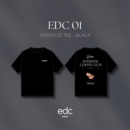 EDC 01 Loose Black T-Shirt Over Size Unisex From Everyday Cup