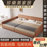 Tatami Bed Two-Tire Family Bed Parent-Child Bed Family Four-Mouth Double Bed Extra Wide Large Bed Ch