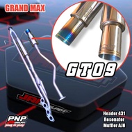 Grand max knalpot racing header 431 resonator full set
