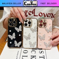 HONOR X6a X6b X7 X7a X7b X8 X8a X8b X9 X9a 70 90 200 Lite Pro fon glam butterfly electroplated soft 