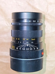 Leica 90/2.8 Leitz 徠卡 Tele Elmarit Canada 加製 for M mount 90mm 90