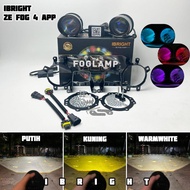 IBRIGHT ZE FOG 4 - FOG LAMP Foglamp FOG LAMP Honda & Toyota Universal 3inc 3 COLORS IBRIGHT ZE FOG 4