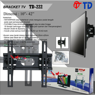 BRACKET TV UNIVERSAL / Bracket TV LED LCD 10 Inch - 42 Inch / BRACKET