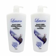 Lauren Goat's Milk Shower Cream With Lavender 1200ml  x2 bottles