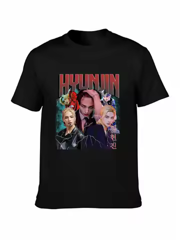 Limited Hyunjin KPop Tshirt Vintage Unisex Shirt (2)