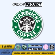 Orochi PROJECT Starbucks Sticker/Starbucks Sticker/STARBUCKX Logo Sticker/Starbucks Coffee Sticker/Sticker Pack/Waterproof Vinyl Sticker/Motorcycle Journal Book Helmet Sticker HP Laptop Tumbler Drink Bottle IPad Tablet