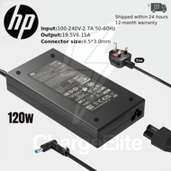 Original HP 120W 19.5V6.15A Charger for Hp Victus 15 4050 Dock G2 G5 5TW13AA Envy 15 17 Omen 15-5000