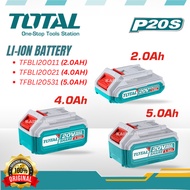 TOTAL P20S 20V Li-ion Battery Pack 2.0AH, 4.0AH , 5.0AH ( TFBLI20011 , TFBLI20021 , TFBLI20531 )