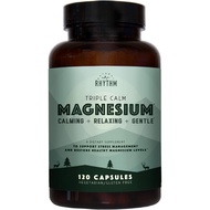 Natural Rhythm Triple Calm Magnesium 150 mg - 120 Capsules – Magnesium Complex Compound Supplement w
