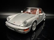 【收藏模人】Norev Porsche 911 964 Carrera 4 Targa 1990 銀 1:18 1/18