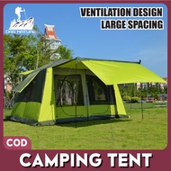 Das Nature™ Ultralarge Camping Tent 8-12 Person Khemah murah Double Layer Waterproof Windproof Stron