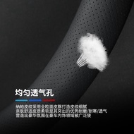 適用于日產尼桑驪威真皮方向盤套超薄免手縫老款東風日產麗威把套