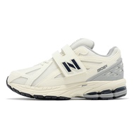 New Balance NB Children's Shoes 1906 Middle Wide Last Beige Dark Blue Velcro Felt Sneakers [ACS] PV1