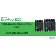 SCHNEIDER MCCB 50kA EZC400H EZC630H 3P 4P 320A  400A 500A 600A