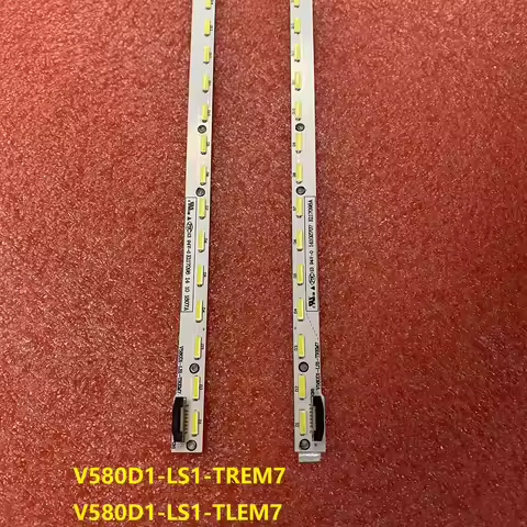 LED Backlight Strip For Toshiba 58L8400U 58PUK6809 Panasonic TX-58AX802B V580D1-LS1-TREM7 V580D1-LS1