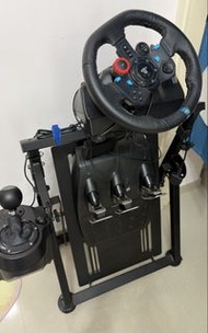Logitech G29 賽車軚盤連腳踏 波棍 車架