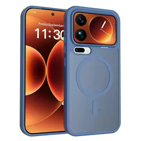 Skin‑Friendly Magnetic Phone Case For Xiaomi 17 15 17 Pro 17 Pro Max 15T for MagSafe 2‑in‑1 Overmold