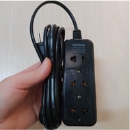 Ổ cắm điện Sopoka 3B 1200W Ổ cắm đa năng Ổ điện mini 3 lỗ cắm chống vỡ nhỏ gọn an toàn tiện dụng bảo