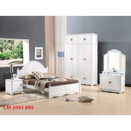 Bedroom Set 5 pcs white /Set Bilik Tidur / Bilik tidur / Set Bilik Tidur Queen