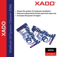 SSB XA 40101 (MADE IN Ukraine) Xado Vitaflush Oil System Cleaner For MOTORBIKE ENGINE FLUSH (20ml)