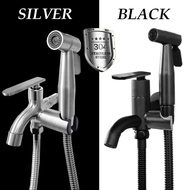 SUS304 Bidet Set With Bidet Head Bidet Hose Bidet holder Pressurized Bidet Sprayer Set For Toilet