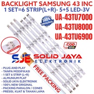 BACKLIGHT LED TV FOR 43 INC UA 43TU7000 43TU8000 43TU6900 UA43TU7000K UA43TU8000K UA43TU6900K UA43TU