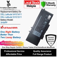Replacement Long Lasting Laptop Battery 3HWPP 4250mAh 68Wh for DELL Latitude 5410 5411 5510 5511