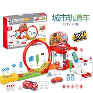 Toy Fire Truck Wrong Round - Challenging Track Toy