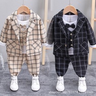 Boy Xiaoxi Three Sets Small Medium Boy Baby Dress Set Boy-----Age