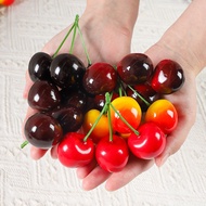 Artificial Cherries In A Bunch Of 6 Pieces Size 3.5 Cm.