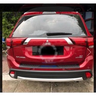 Mitsubishi Outlander Pajero Sport Hyundai Tucson Isuzu Mux Rear Outer Bumper Guard Protector Abs Tri