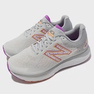 New Balance 慢跑鞋 Fresh Foam 680 V7 D 寬楦 女鞋 灰 紫 NB W680GN7-D