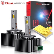 D Series D1S LED ไฟหน้า HID D1S D2S D3S D4S D8S D1R D2R D3R D4R Turbo หลอดไฟ LED อัตโนมัติสองด้านชิป