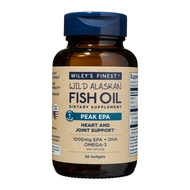 Wiley’s Finest Peak EPA 1000mg EPA + DHA Omega-3 Per Capsule - High Potency Wild Alaskan Fish Oil IF