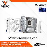 GIGABYTE B860I AORUS PRO ICE INTEL LGA 1851 DDR5 WIFI7 PCIE 5.0 SLOT 2.5 GB LAN ITX GAMING MOTHERBOA