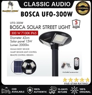 BOSCA UFO solar street light 300w with remote control solar panel outdoor garden solar light CLASSIC