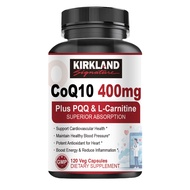 KIRKLAND CoQ10-400mg Highly Absorbed Coenzyme Q10 เพื่อสุขภาพหัวใจและหลอดเลือดรองรับสารต้านอนุมูลอิส